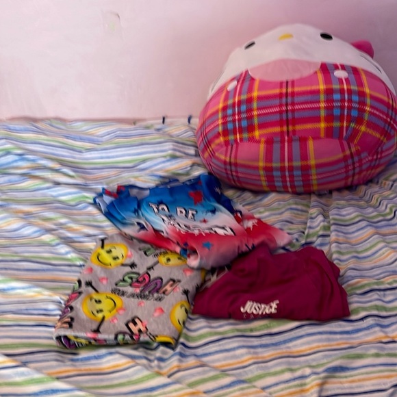 Girls justice bundle /short/pj pants/ pj overall unicorn - Picture 1 of 4